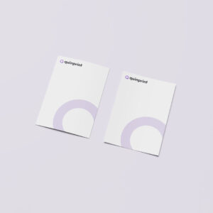 two sheets of letterhead