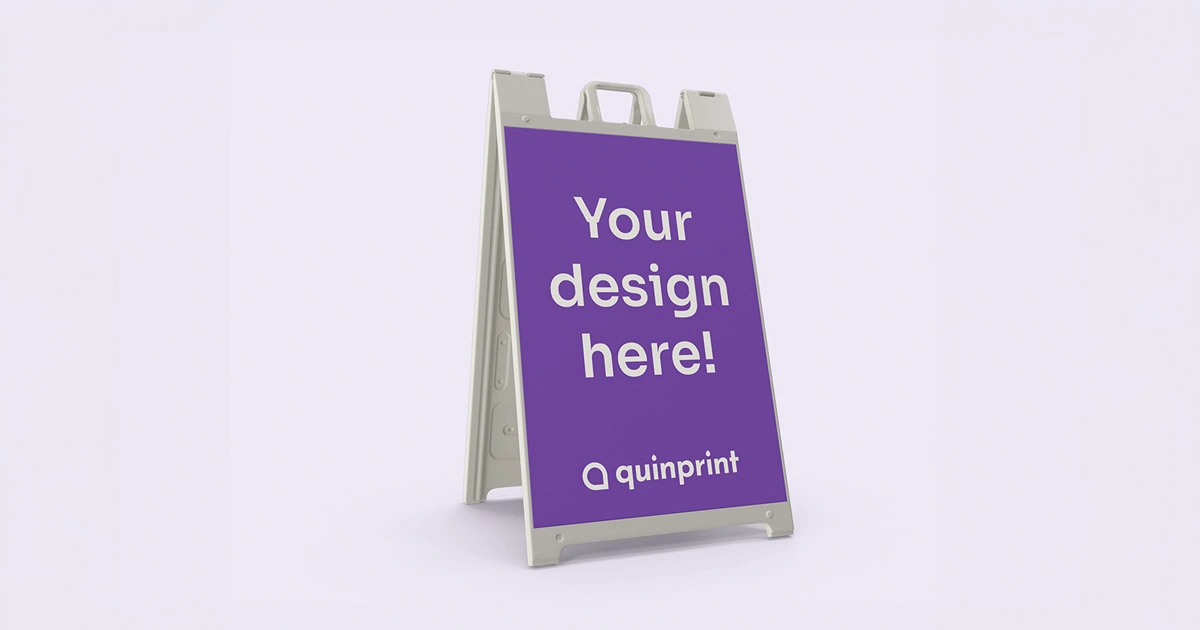 Quinprint sandwich boards